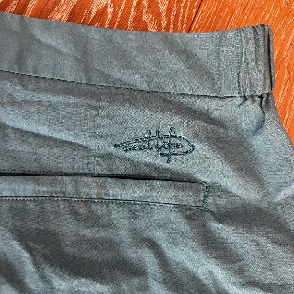 Reel life Men's Teal Shorts - Picture 7 of 7